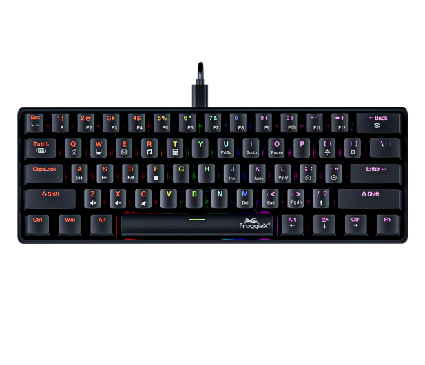 FroggieX Raven Strike FX-PC-K2-B RGB Czarna - 1456297 - zdjęcie